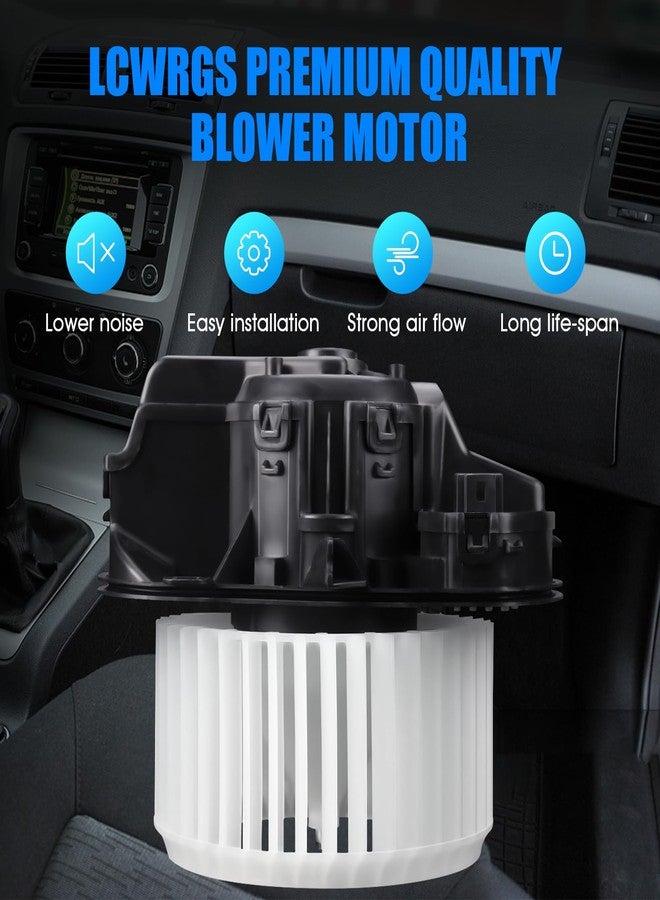 LCWRGS AC Heater Blower Motor with Fan Fits for Porsche Cayenne VW Volkswagen Touareg 2011 2012 2013 2014 2015 2016 2017 2018 HVAC Blower Motor Fan Replaces# 7P0820021 - Image 2